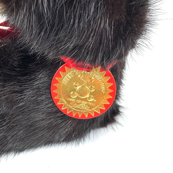 NEW Vintage 6” Rare Bear Breed Third Generation 1982 Mink Fur Bear Collectible - Picture 10 of 11